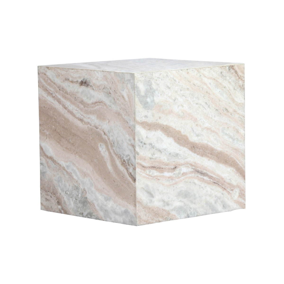 Keira Marble Side Table End Tables| TOV