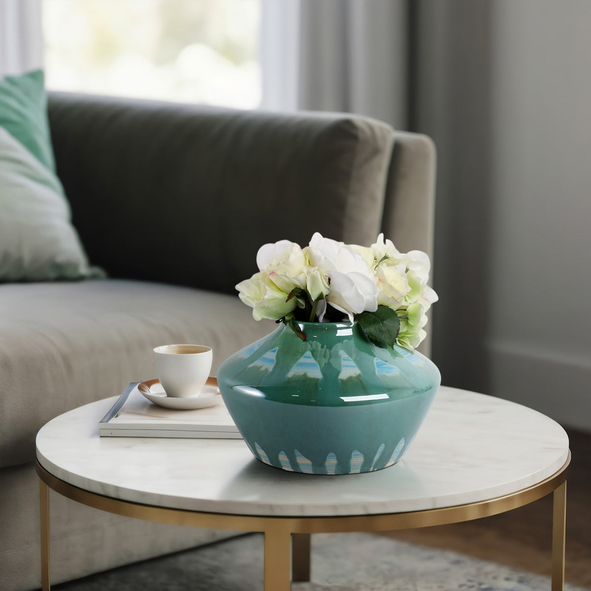 Keizer Ceramic Vase Vases and Jars| Sagebrook Home