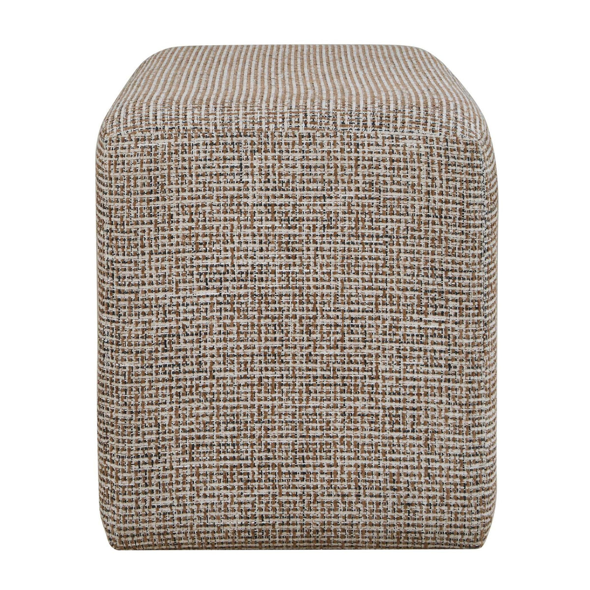 Kelce Woven Checkered Ottoman Ottomans| Uttermost