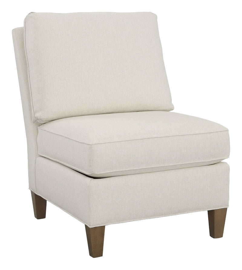 Kelly Armless Sectional Chair with Tapered Leg - Al Rugaib Furniture