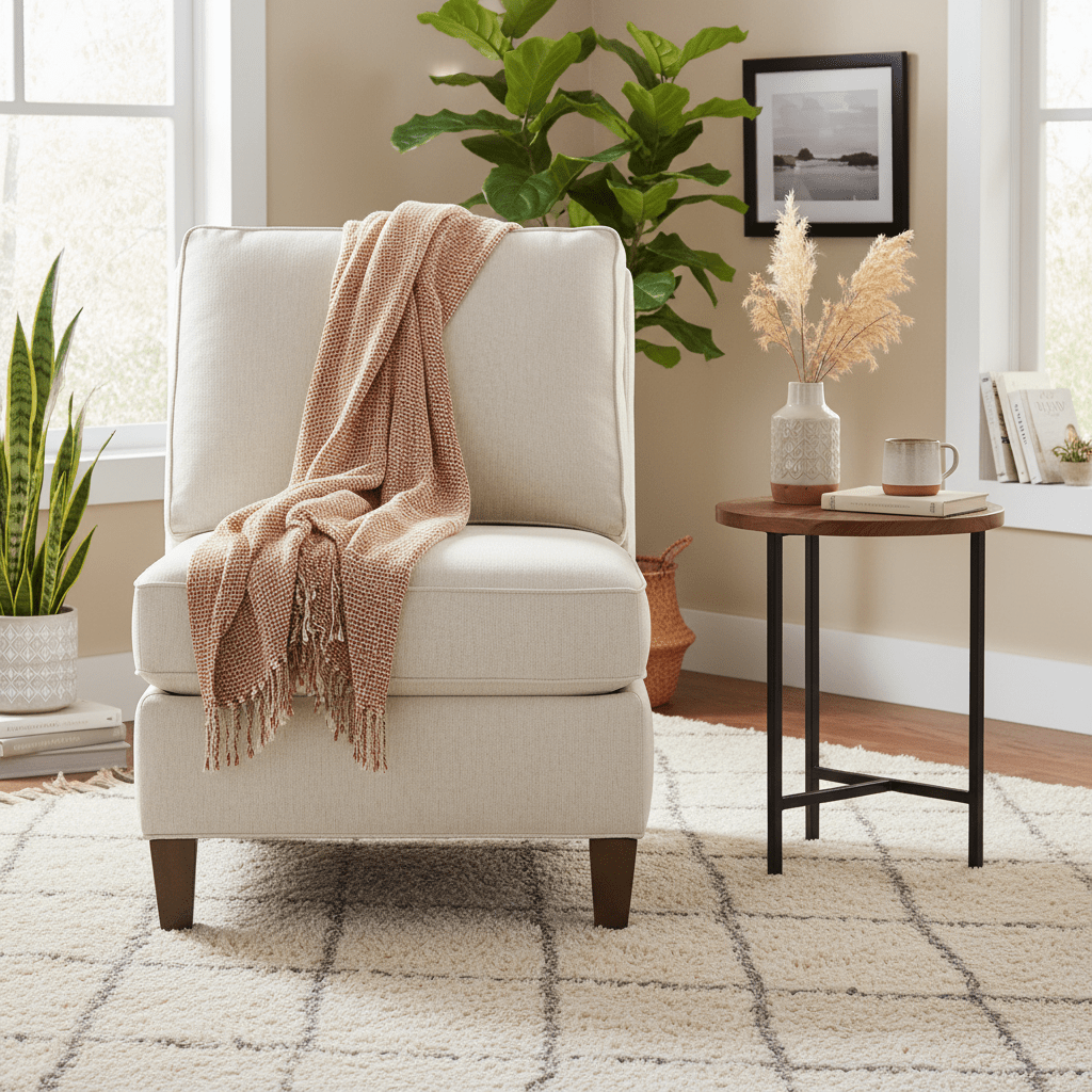 Kelly Armless Sectional Chair with Tapered Leg Chairs| Fairfield Chair