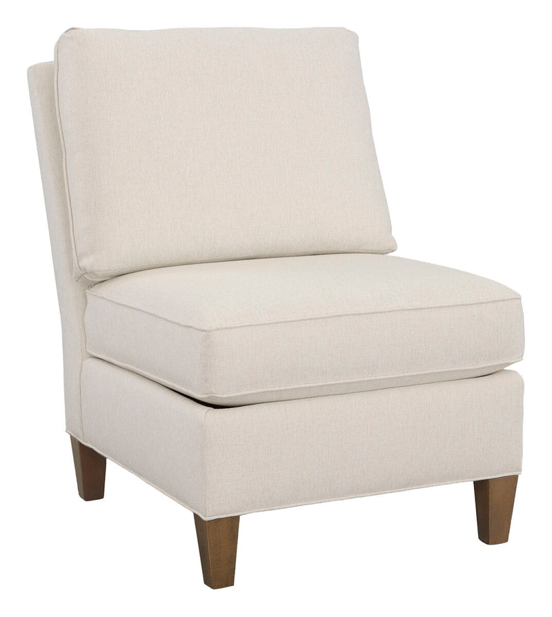 Kelly Armless Sectional Chair with Tapered Leg - Al Rugaib Furniture