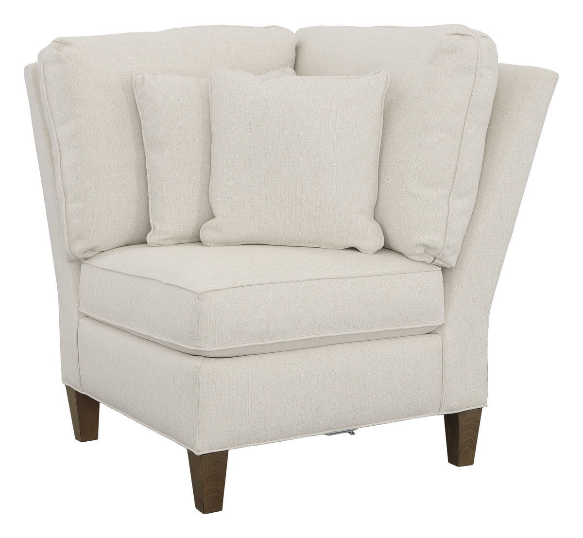 Kelly Corner Chair with Tapered Leg Chairs| Fairfield Chair