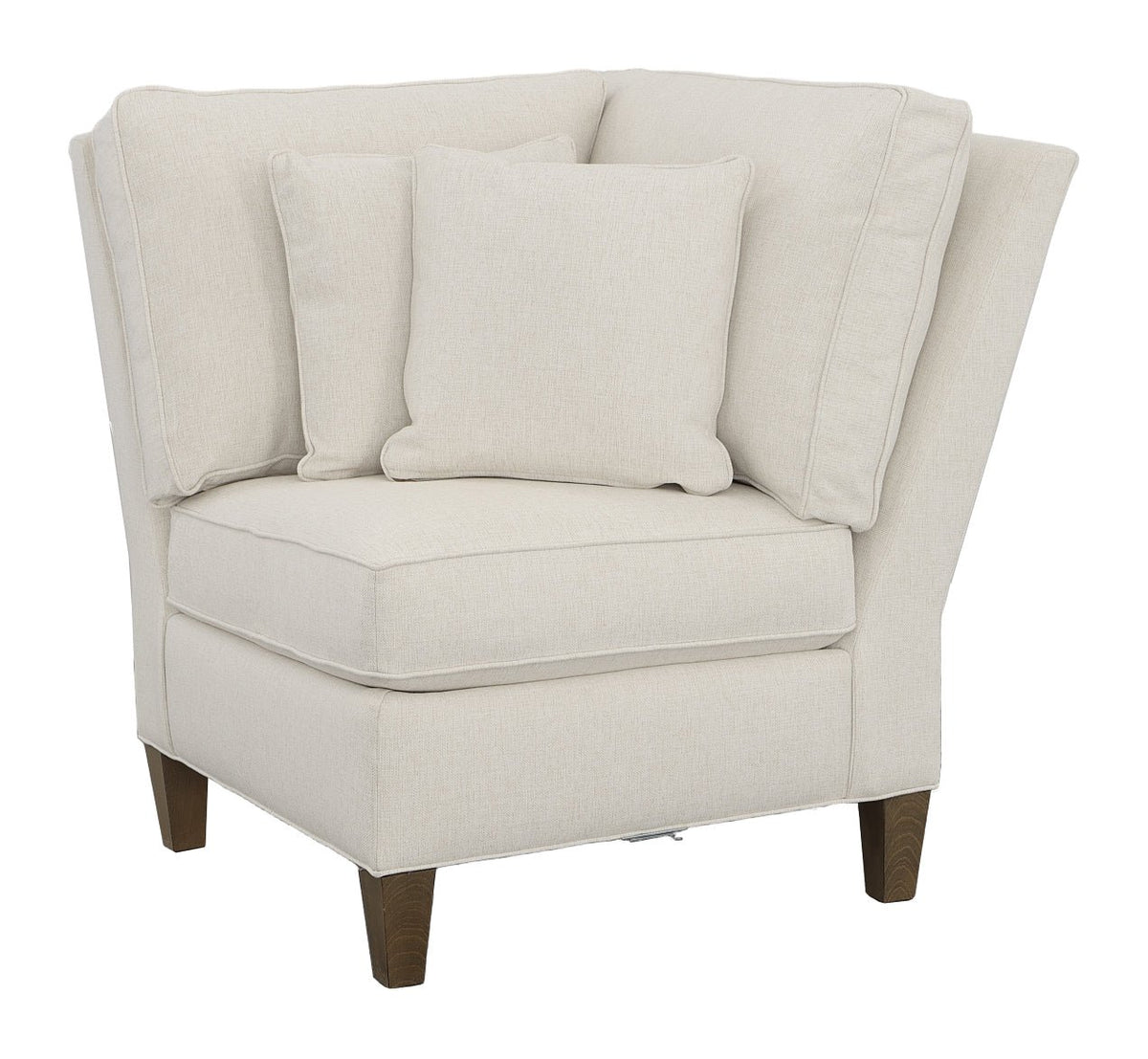 Kelly Corner Chair with Tapered Leg Chairs| Fairfield Chair