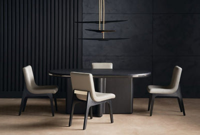 Kelly Hoppen - Monty Dining Set(Table+4 Chairs) - Al Rugaib Furniture