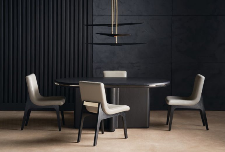 Kelly Hoppen - Monty Dining Set(Table+4 Chairs) - Al Rugaib Furniture