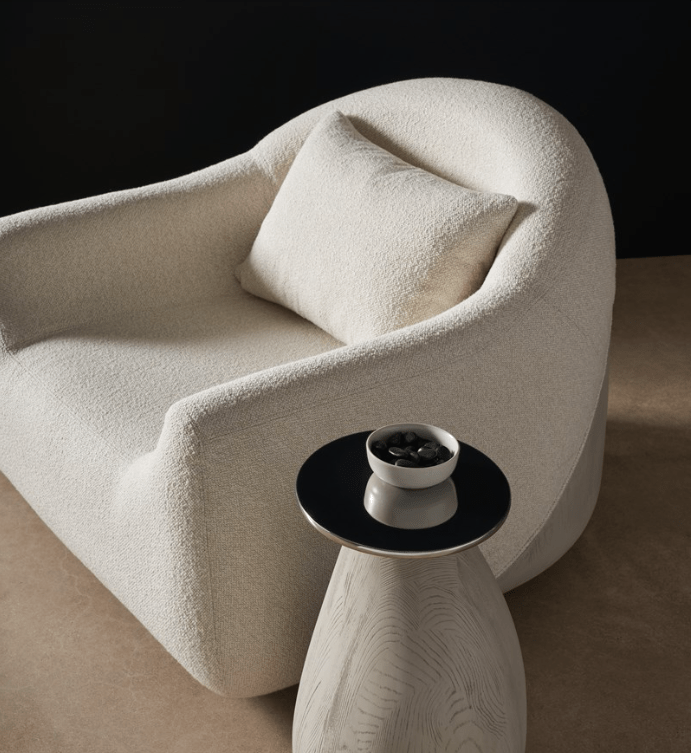 Kelly Hoppen - Serenity Swivel Chair Chairs| Caracole
