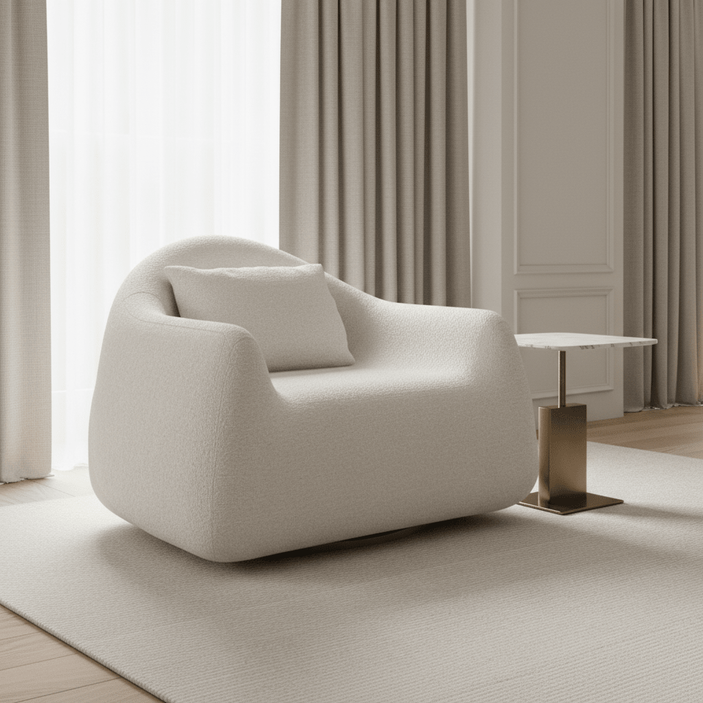 Kelly Hoppen - Serenity Swivel Chair Chairs| Caracole
