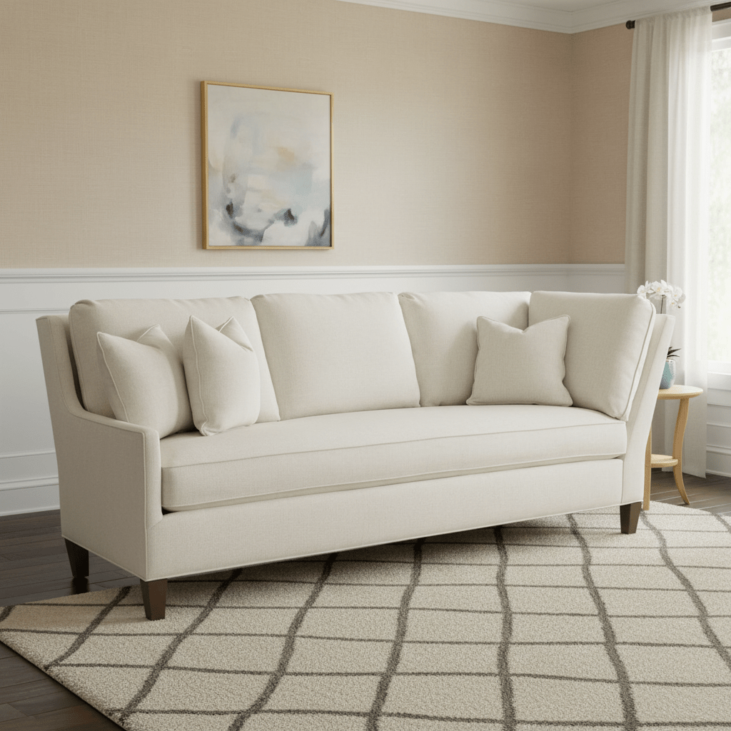 Kelly Left Arm Corner Sofa with Tapered Leg Sofas & Loveseats| Fairfield Chair