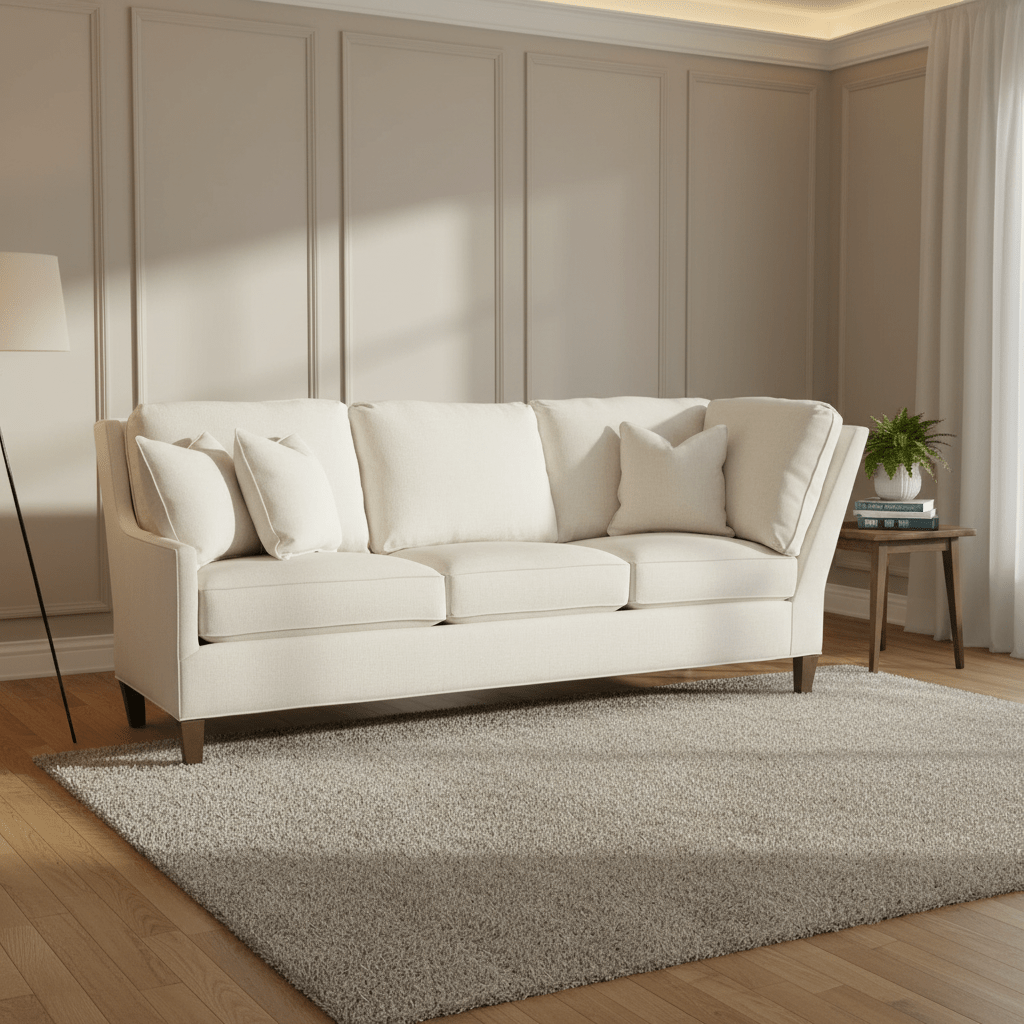 Kelly Left Arm Corner Sofa with Tapered Leg Sofas & Loveseats| Fairfield Chair
