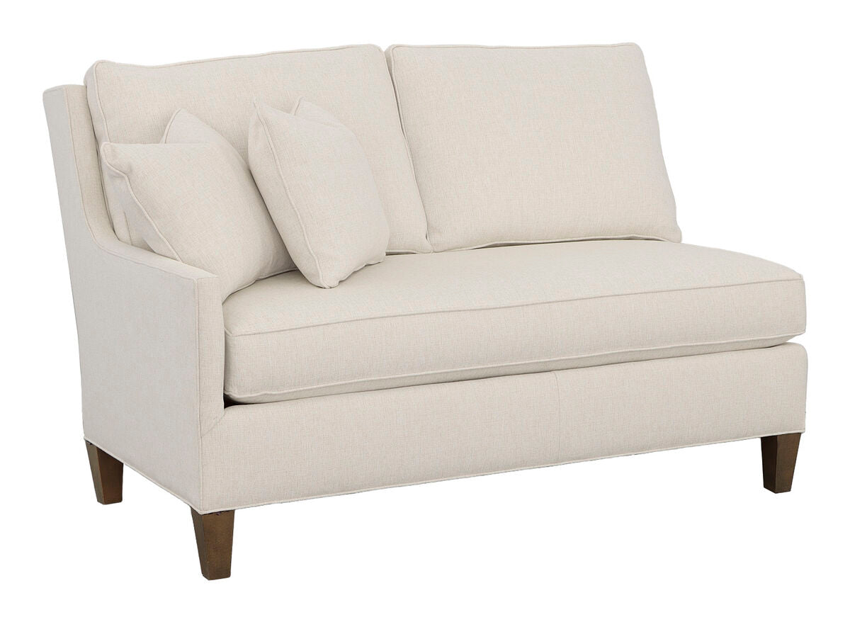Kelly Left Arm Loveseat with Tapered Leg Sofas & Loveseats| Fairfield Chair