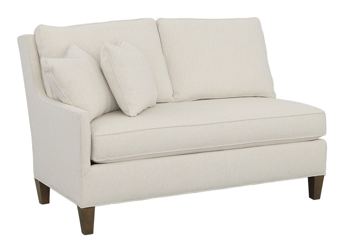 Kelly Left Arm Loveseat with Tapered Leg Sofas & Loveseats| Fairfield Chair