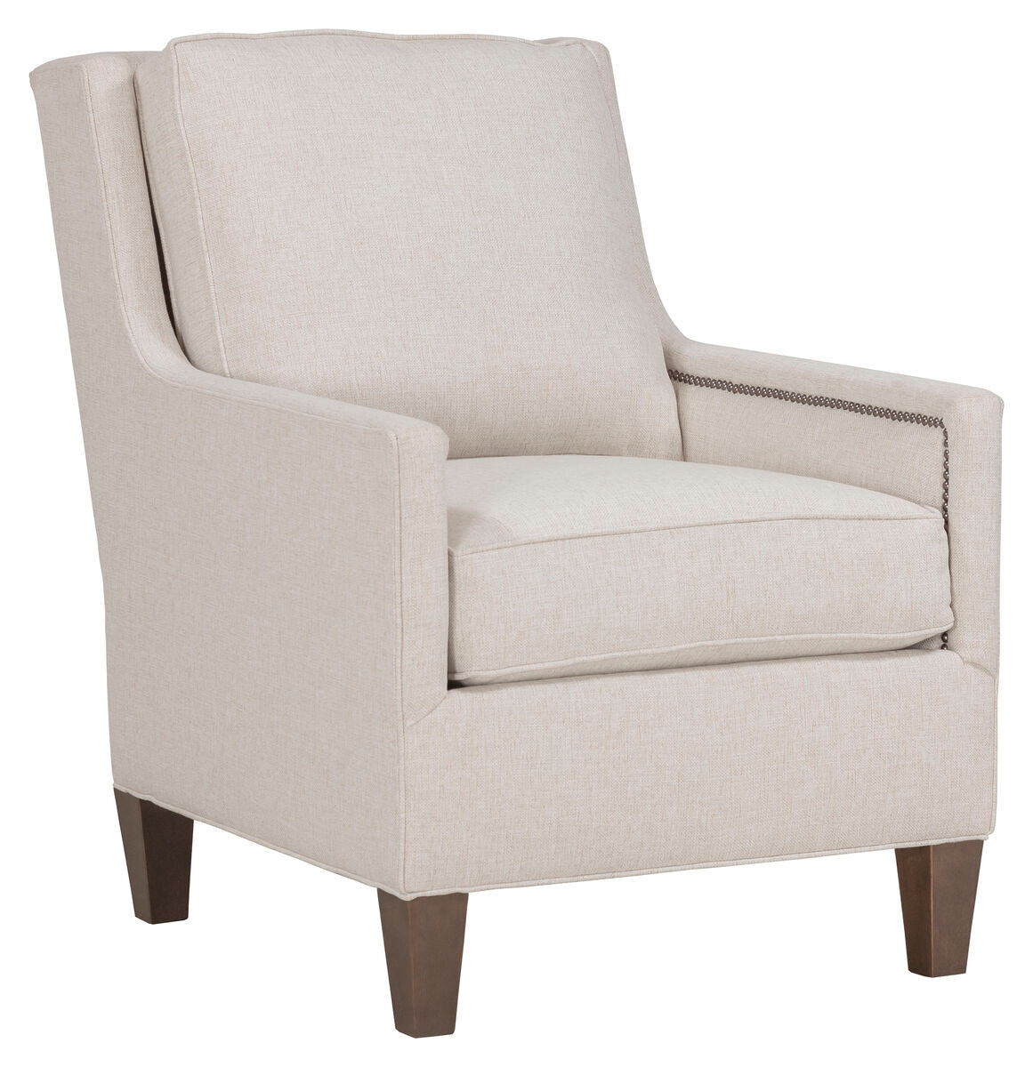 Kelly Lounge Chair with Tapered Leg Dining Chairs| Fairfield Chair