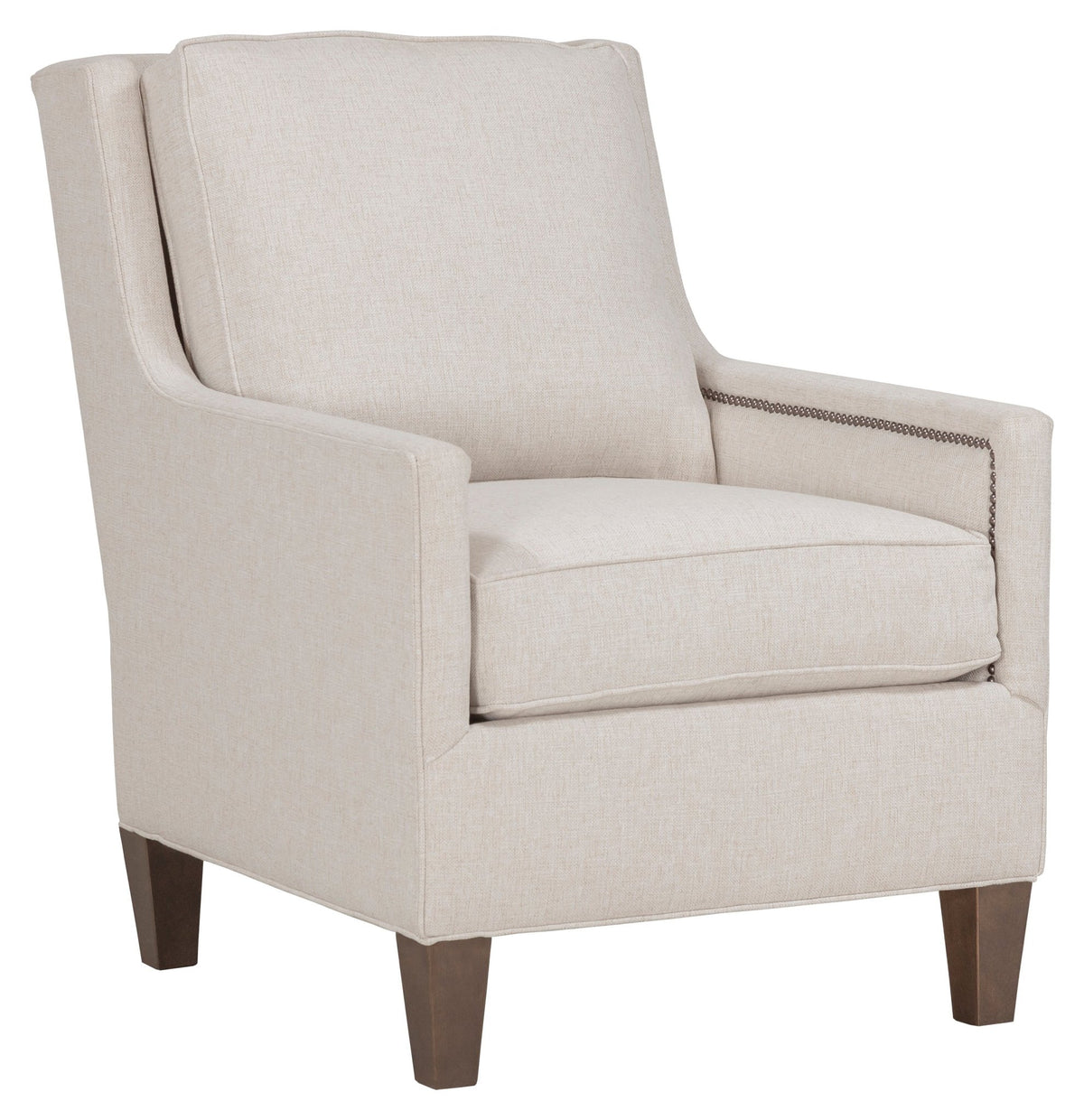 Kelly Lounge Chair with Tapered Leg Dining Chairs| Fairfield Chair