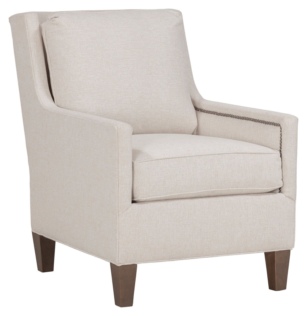 Kelly Lounge Chair with Tapered Leg Dining Chairs| Fairfield Chair
