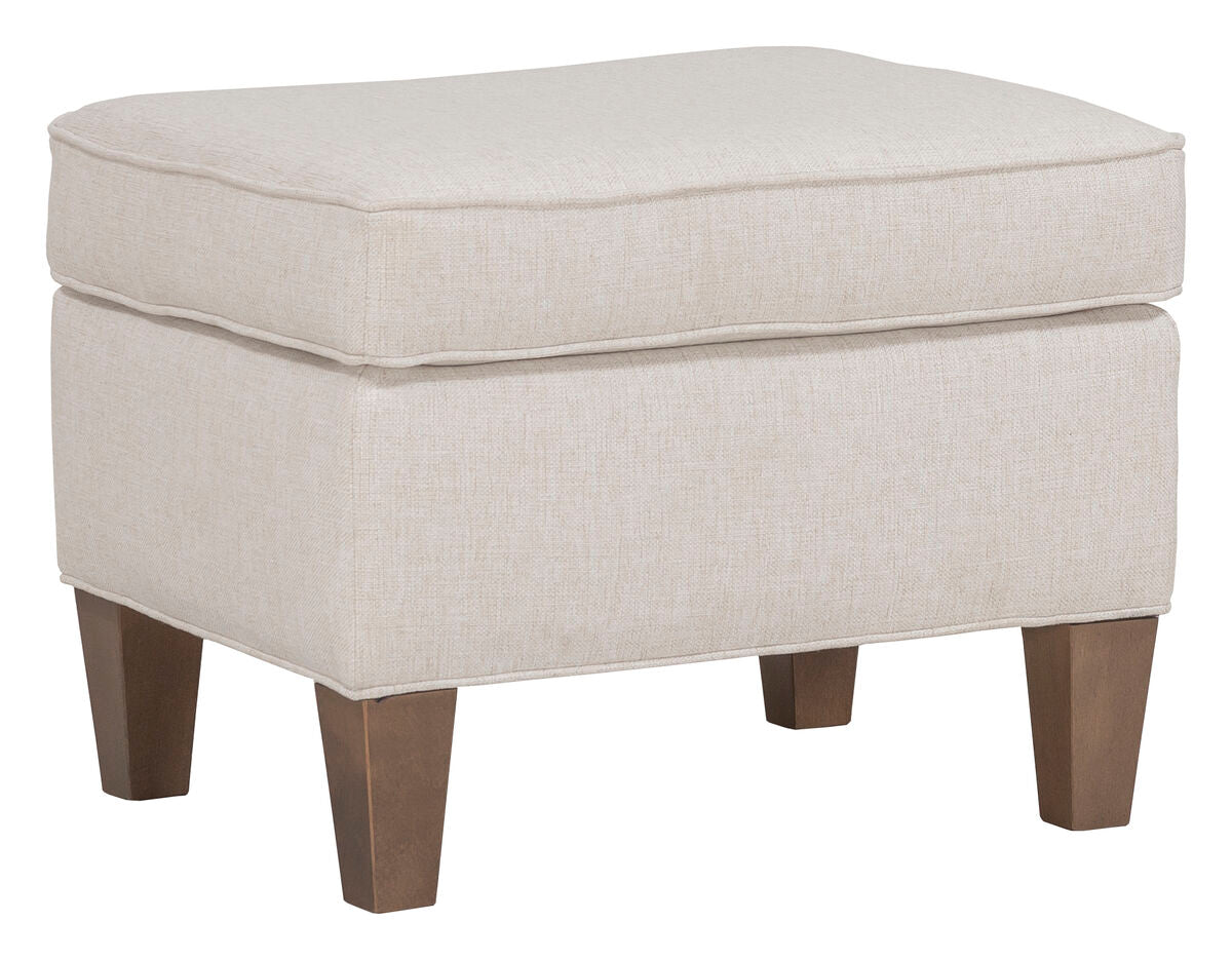 Kelly Ottoman with Tapered Leg Ottomans| Fairfield Chair