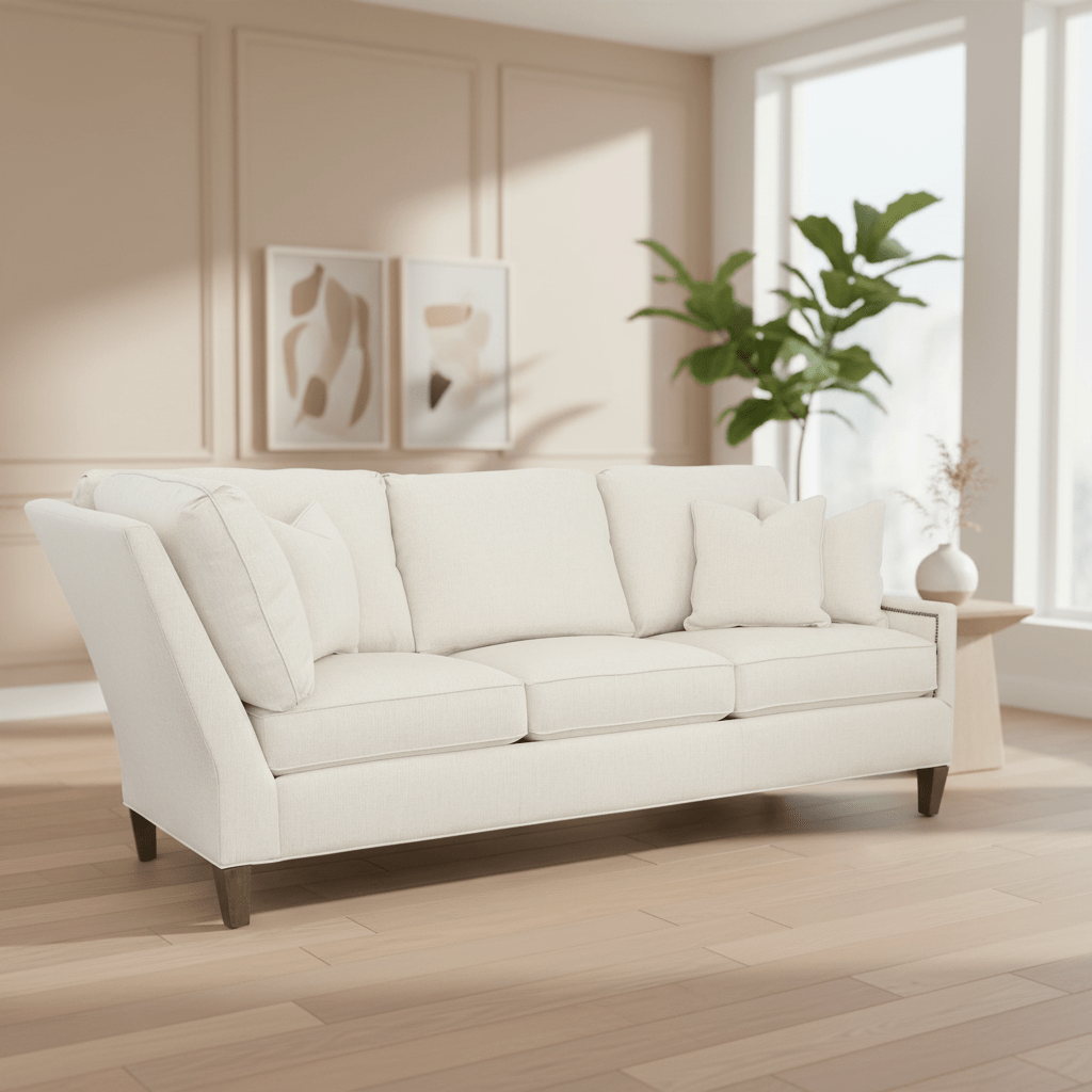 Kelly Right Arm Corner Sofa with Tapered Leg Sofas & Loveseats| Fairfield Chair