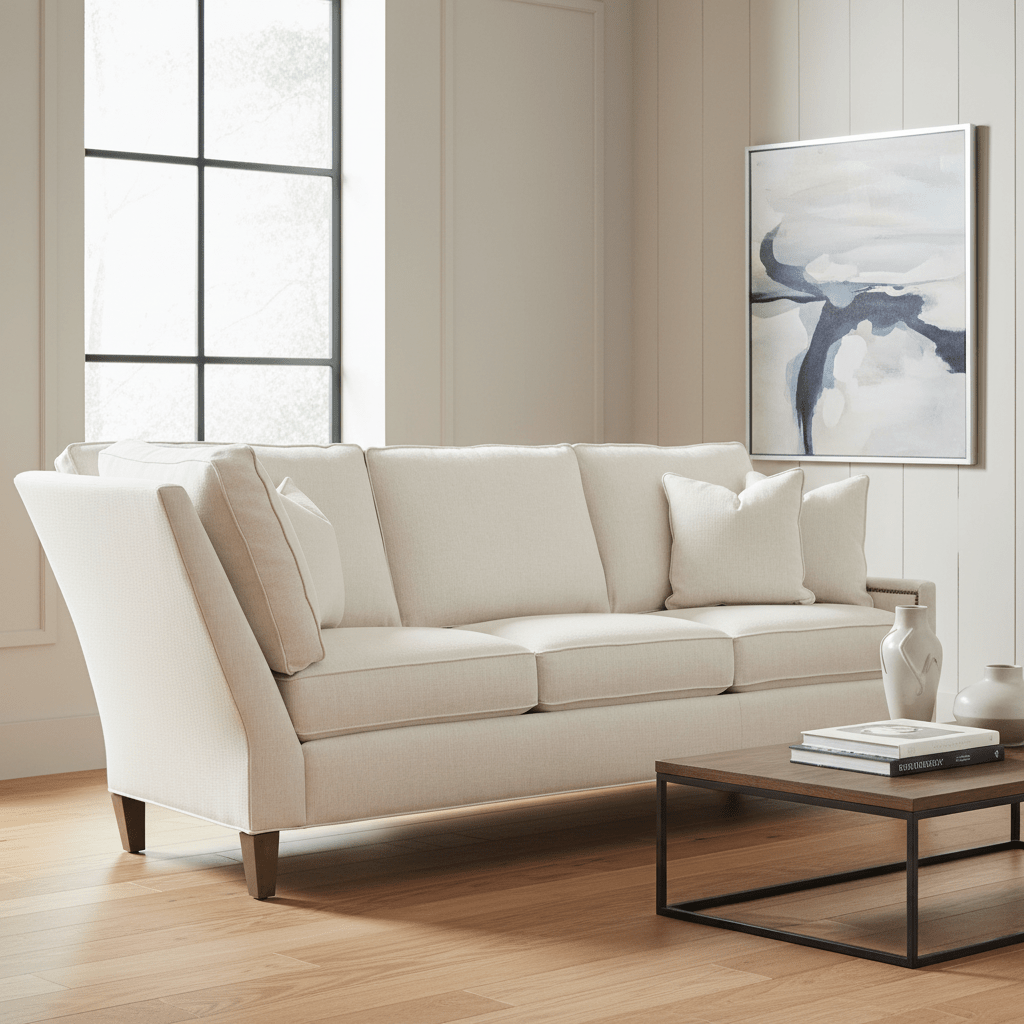 Kelly Right Arm Corner Sofa with Tapered Leg Sofas & Loveseats| Fairfield Chair