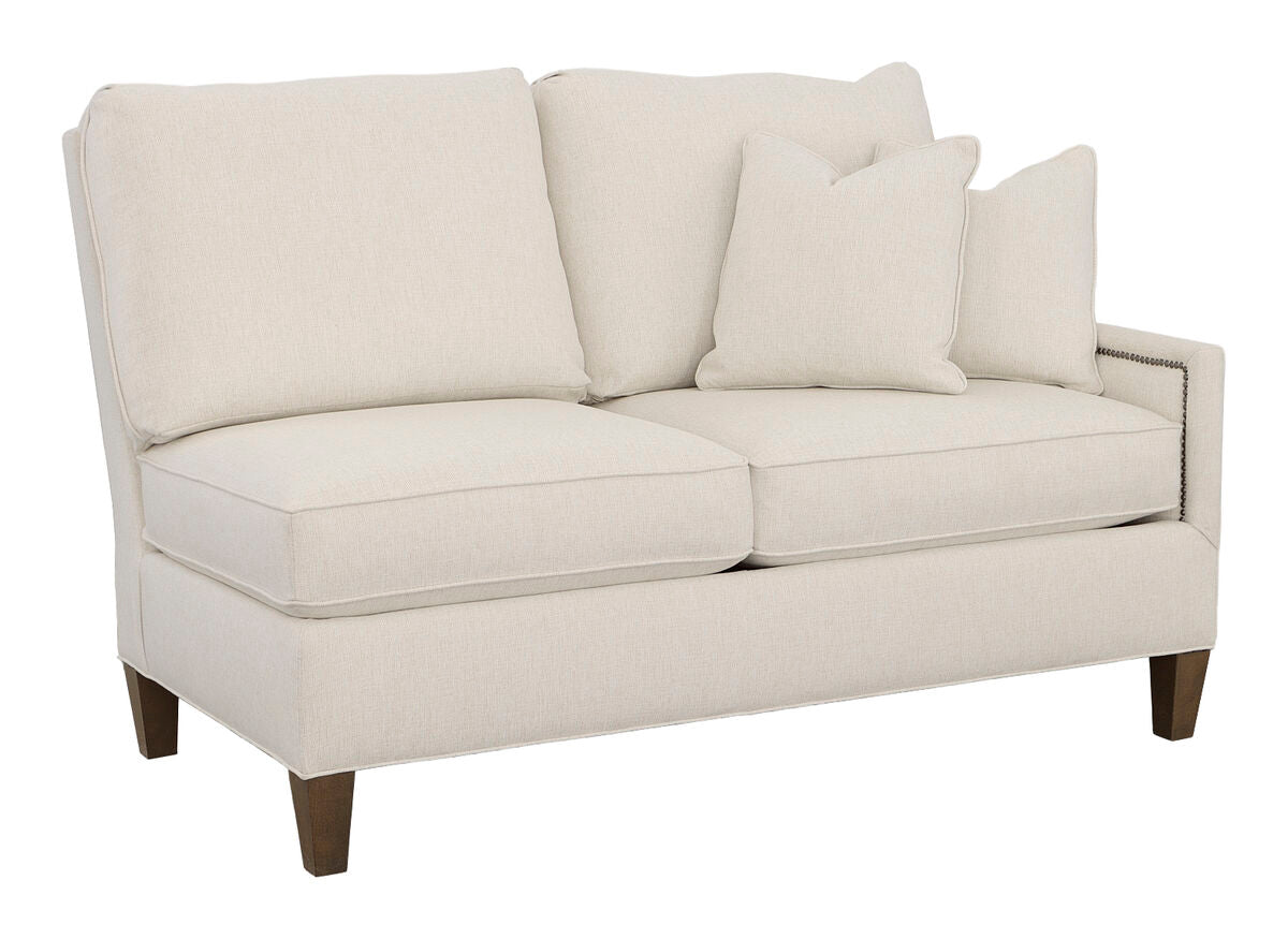 Kelly Right Arm Loveseat with Tapered Leg Sofas & Loveseats| Fairfield Chair