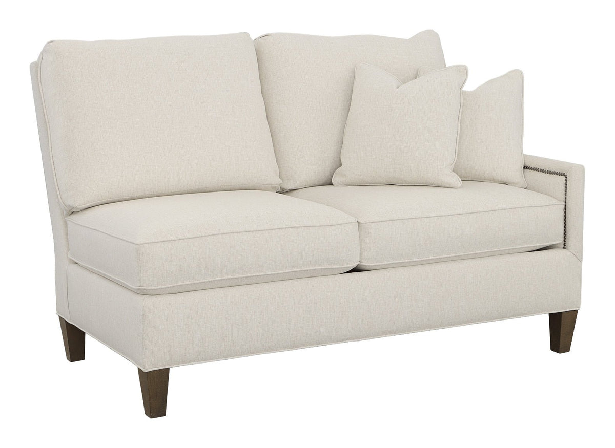 Kelly Right Arm Loveseat with Tapered Leg Sofas & Loveseats| Fairfield Chair