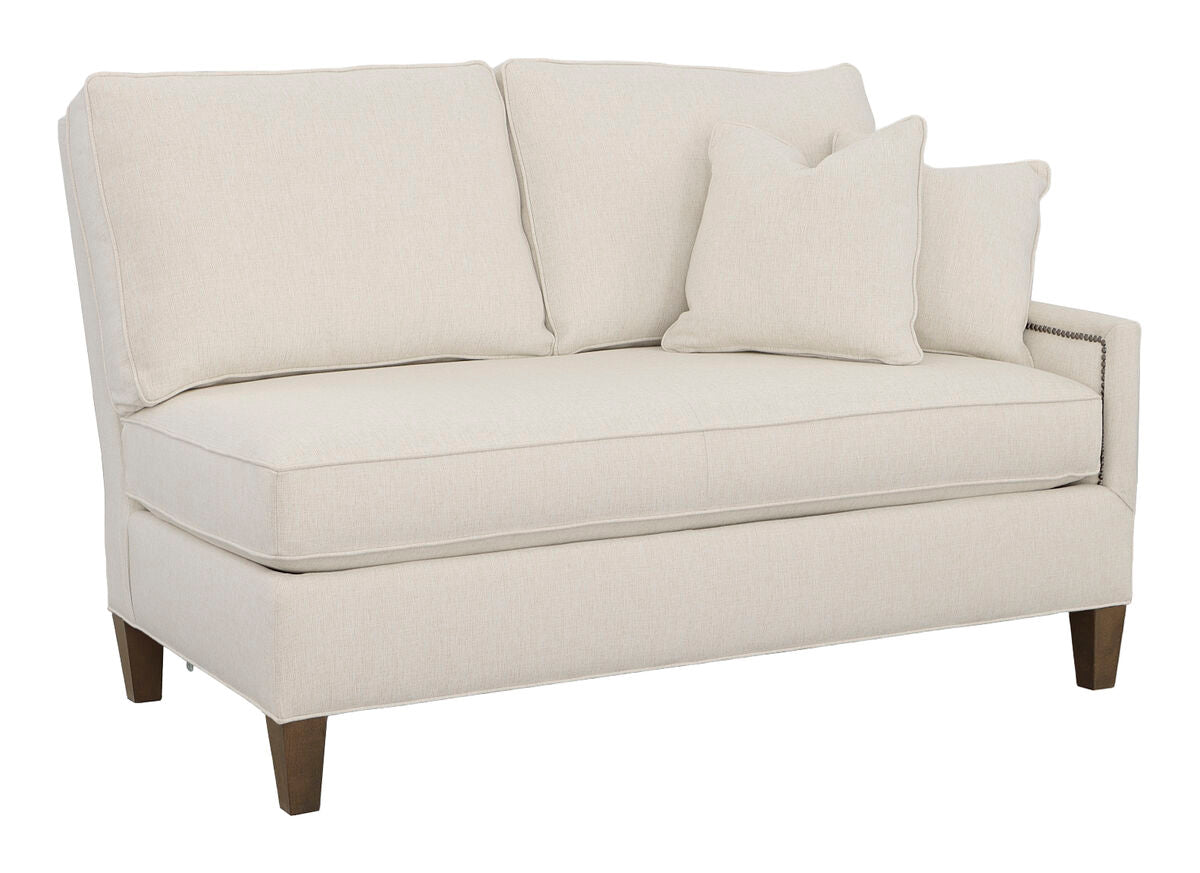 Kelly Right Arm Loveseat with Tapered Leg Sofas & Loveseats| Fairfield Chair
