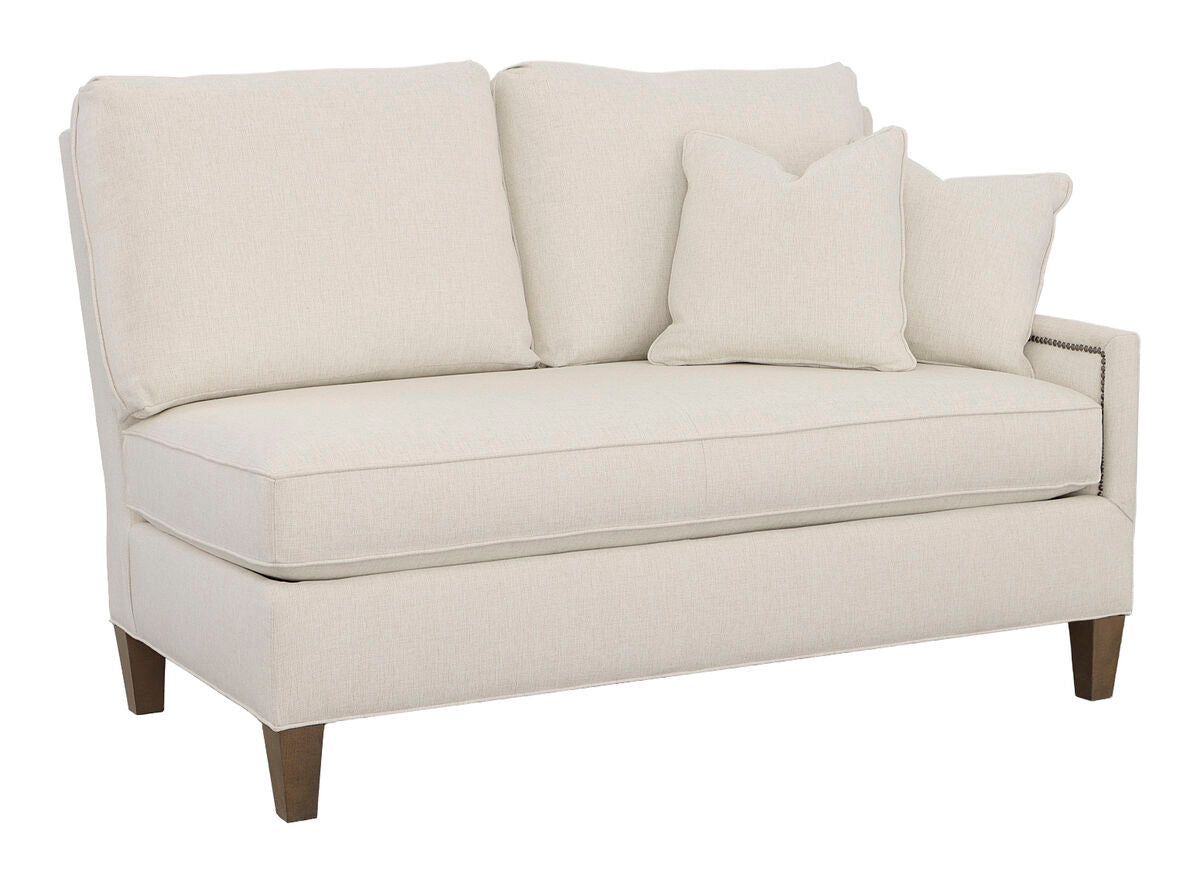 Kelly Right Arm Loveseat with Tapered Leg Sofas & Loveseats| Fairfield Chair