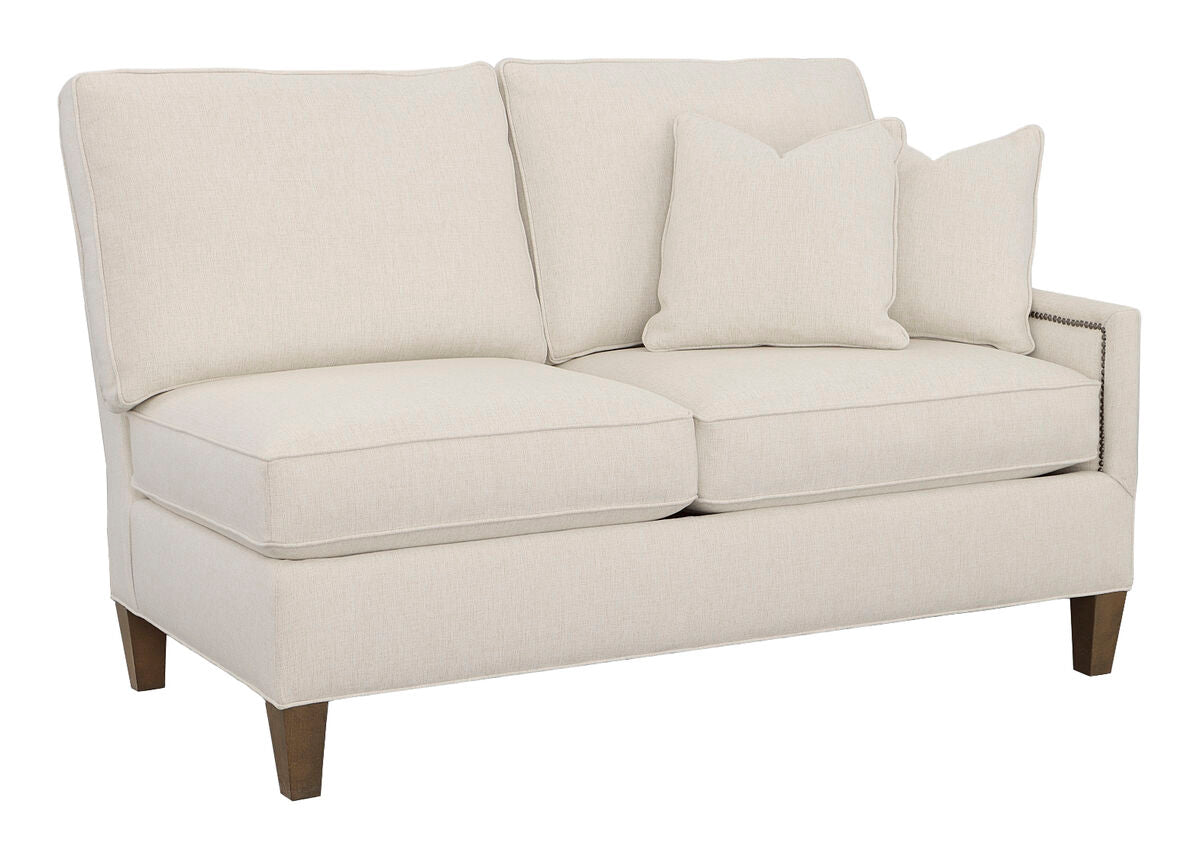 Kelly Right Arm Loveseat with Tapered Leg Sofas & Loveseats| Fairfield Chair