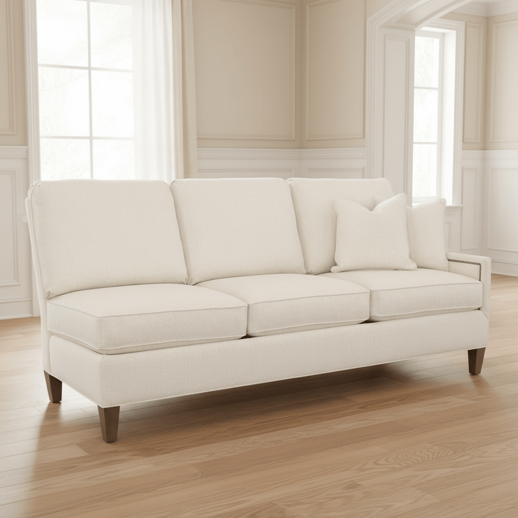 Kelly Right Arm Sofa with Tapered Leg Sofas & Loveseats| Fairfield Chair