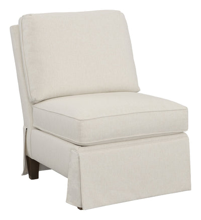 Kelly Skirted Armless Sectional Chair - Al Rugaib Furniture