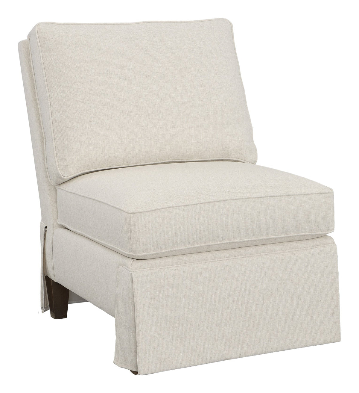 Kelly Skirted Armless Sectional Chair Chairs| Fairfield Chair