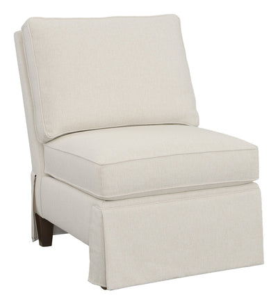 Kelly Skirted Armless Sectional Chair - Al Rugaib Furniture