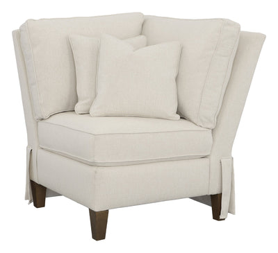 Kelly Skirted Corner Chair - Al Rugaib Furniture