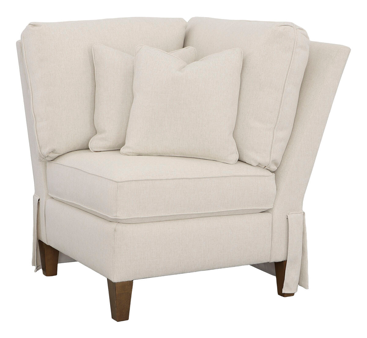 Kelly Skirted Corner Chair Chairs| Fairfield Chair