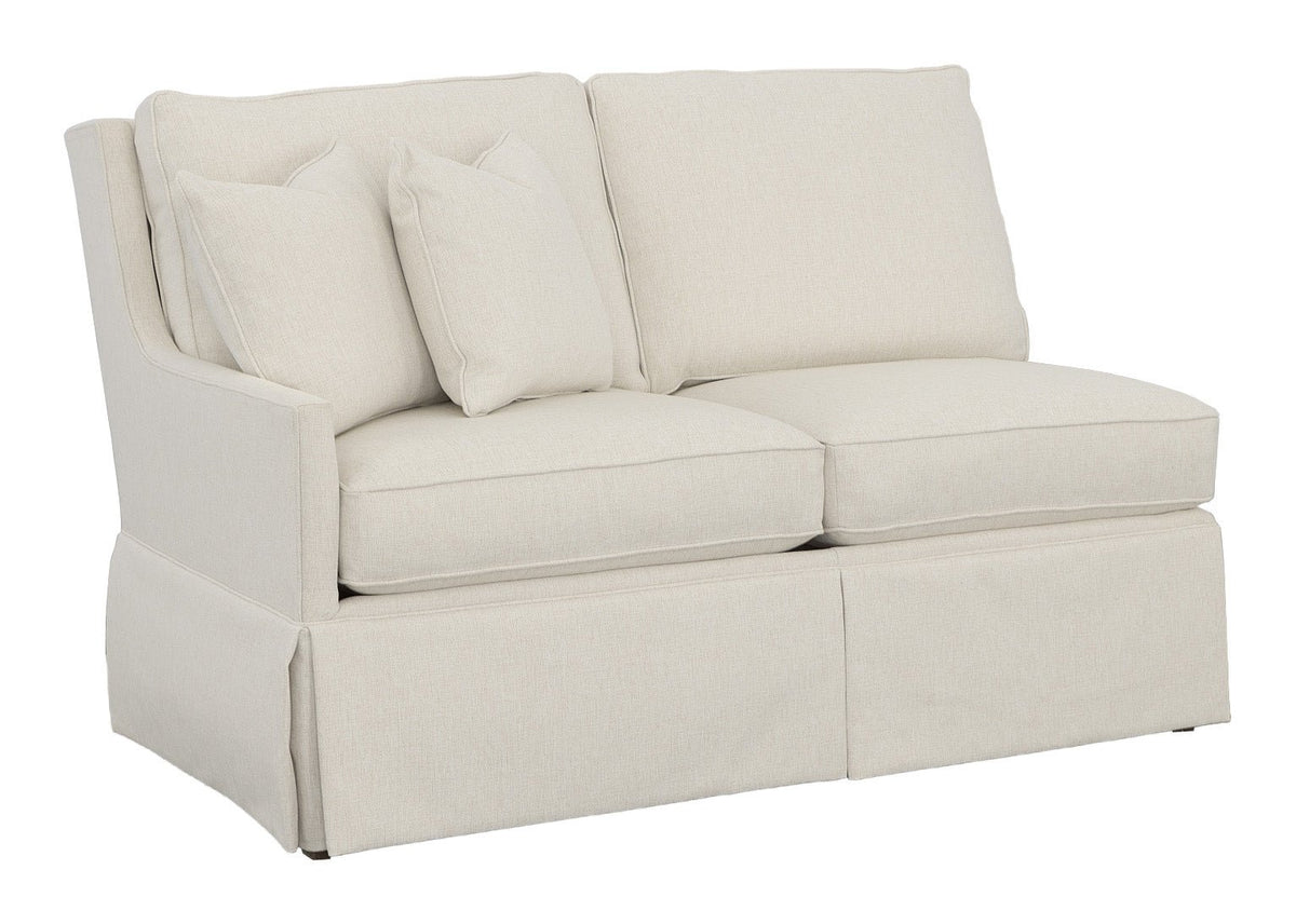 Kelly Skirted Left Arm Loveseat Sofas & Loveseats| Fairfield Chair