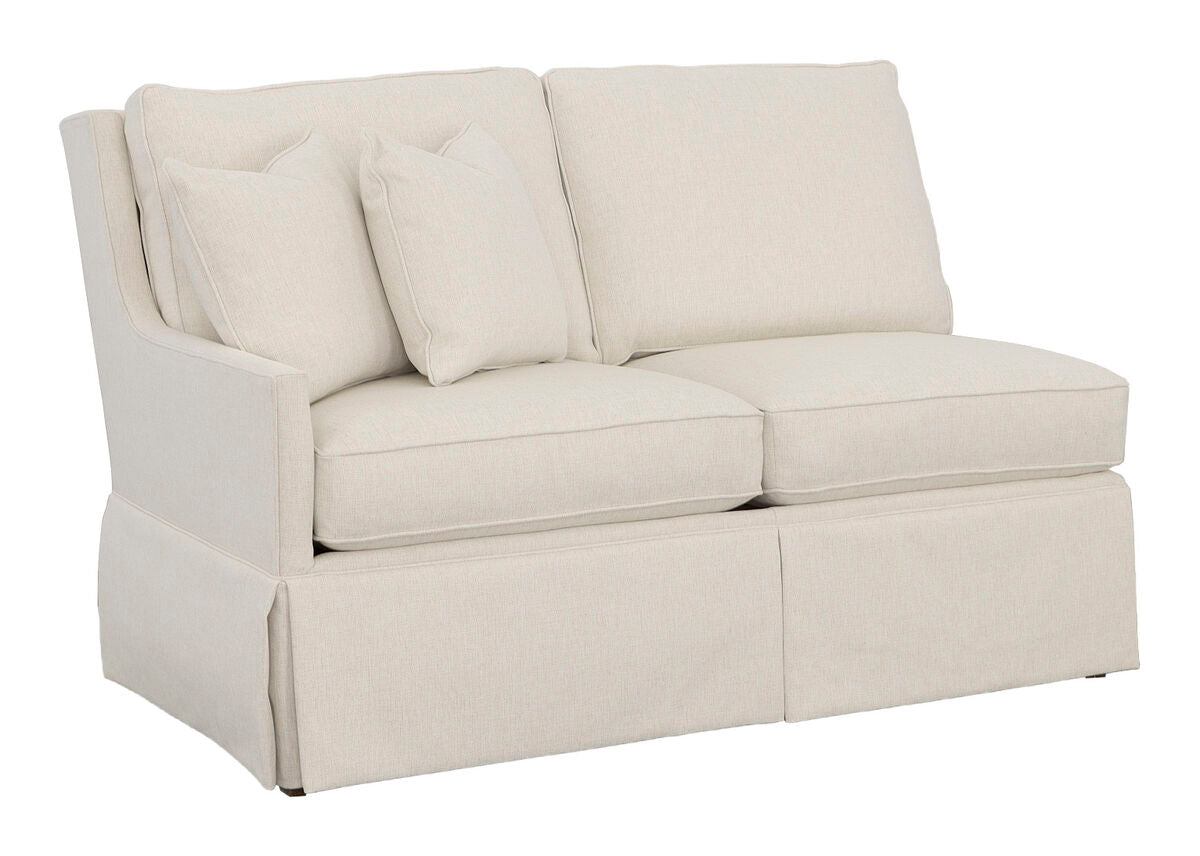Kelly Skirted Left Arm Loveseat Sofas & Loveseats| Fairfield Chair