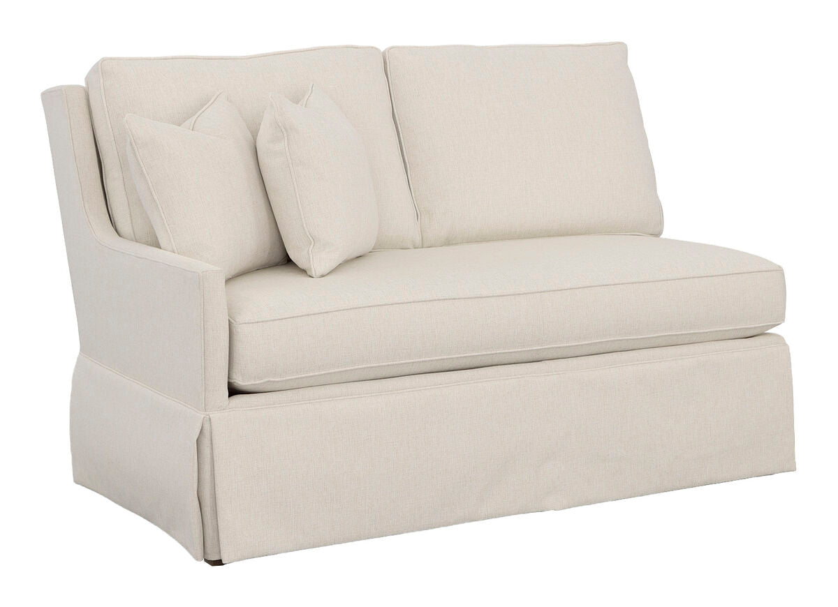 Kelly Skirted Left Arm Loveseat Sofas & Loveseats| Fairfield Chair
