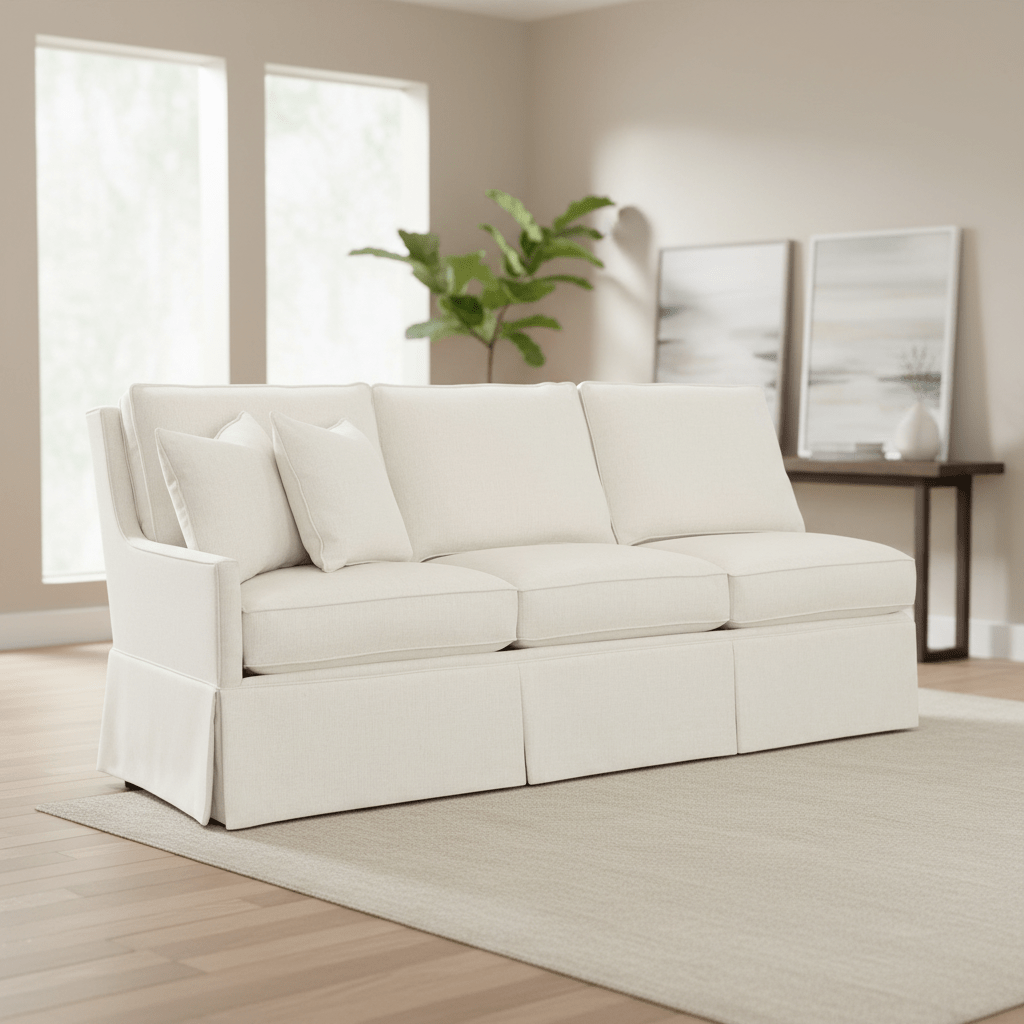 Kelly Skirted Left Arm Sofa Sofas & Loveseats| Fairfield Chair