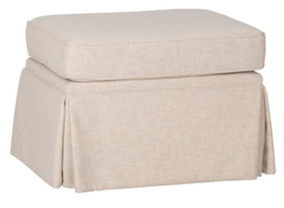 Kelly Skirted Ottoman - Al Rugaib Furniture