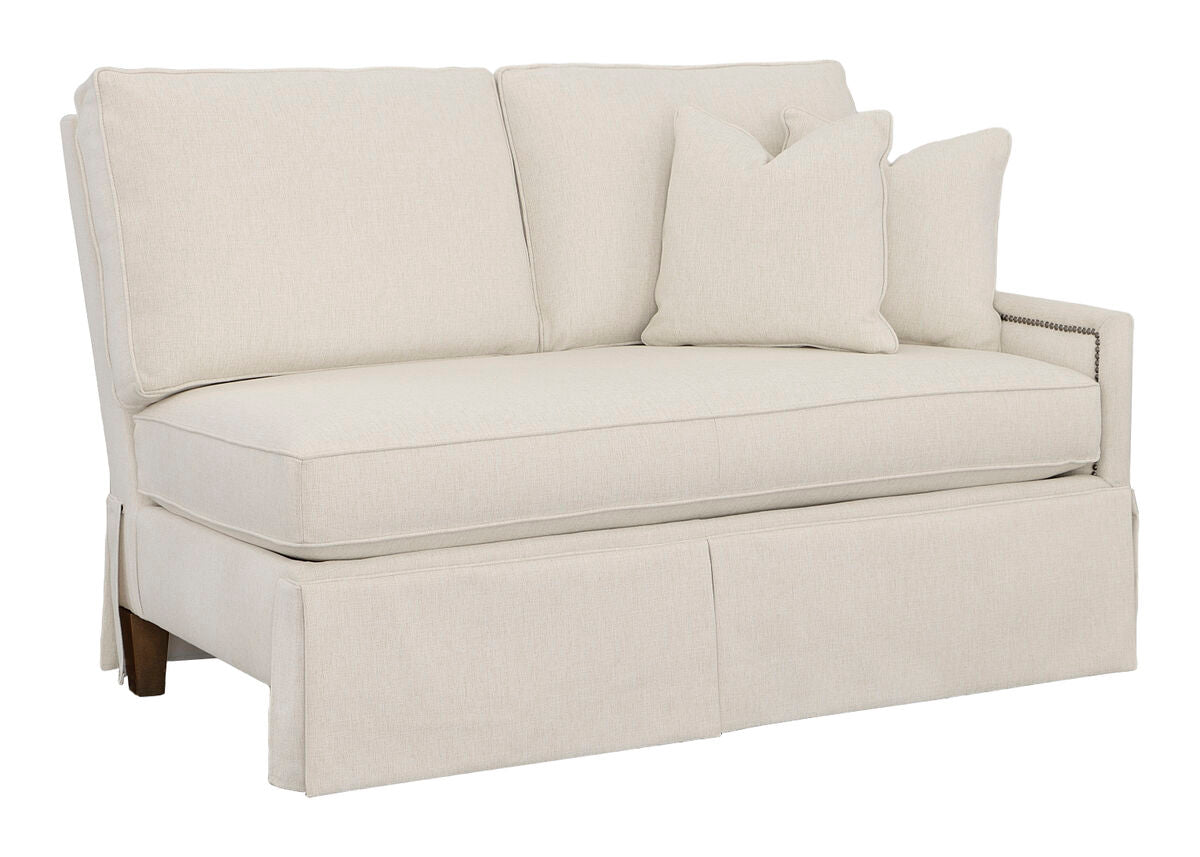 Kelly Skirted Right Arm Loveseat Sofas & Loveseats| Fairfield Chair