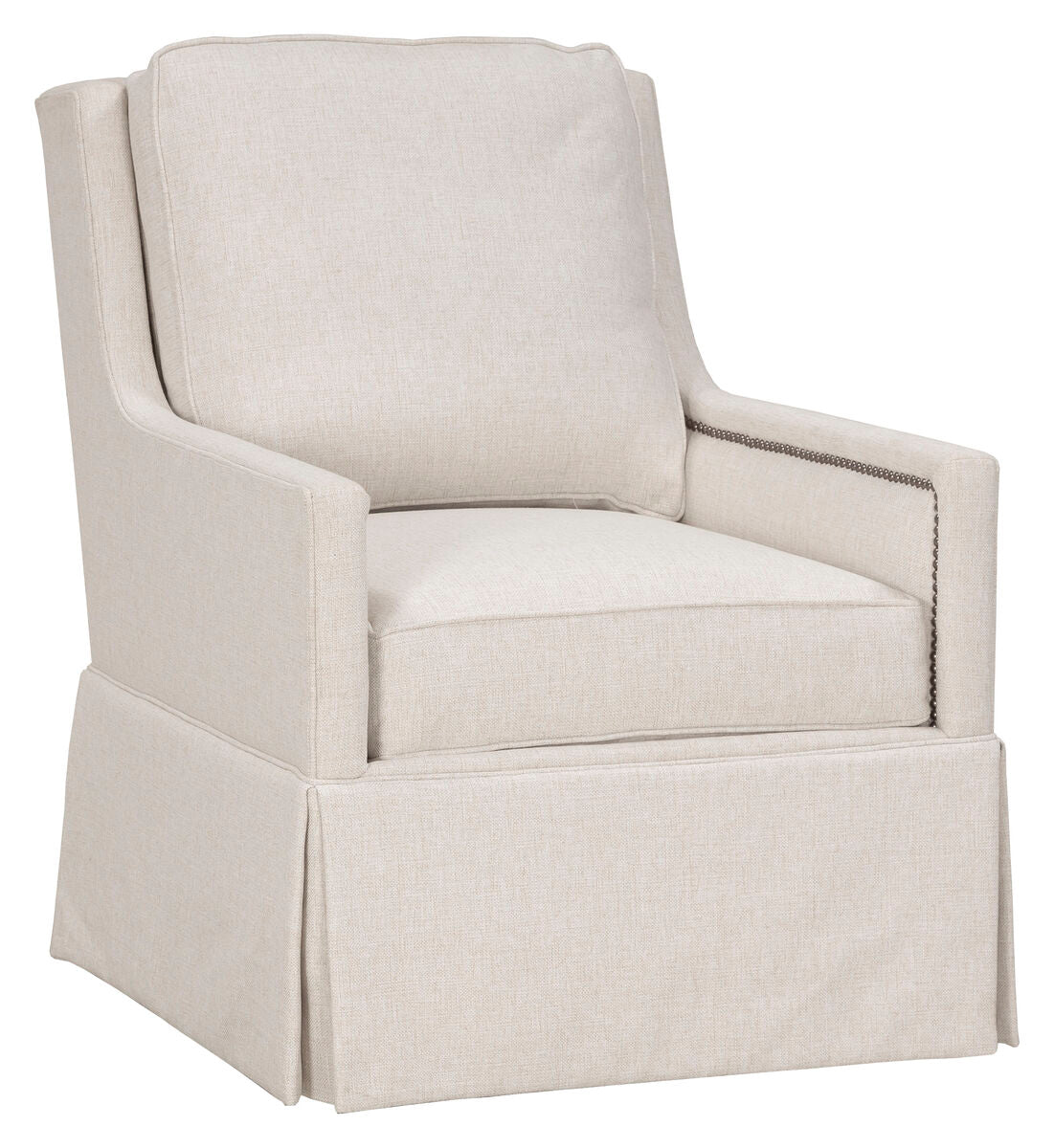 Kelly Skirted Swivel Chair Chairs| Fairfield Chair