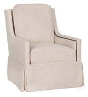 Kelly Skirted Swivel Chair - Al Rugaib Furniture