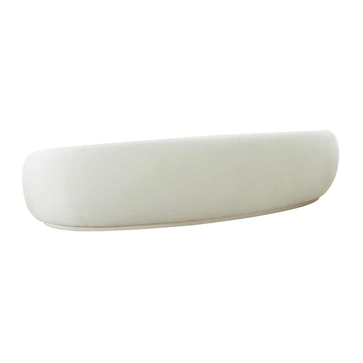Kendall Cream Velvet 120 Inch Sofa Sofas & Loveseats| TOV