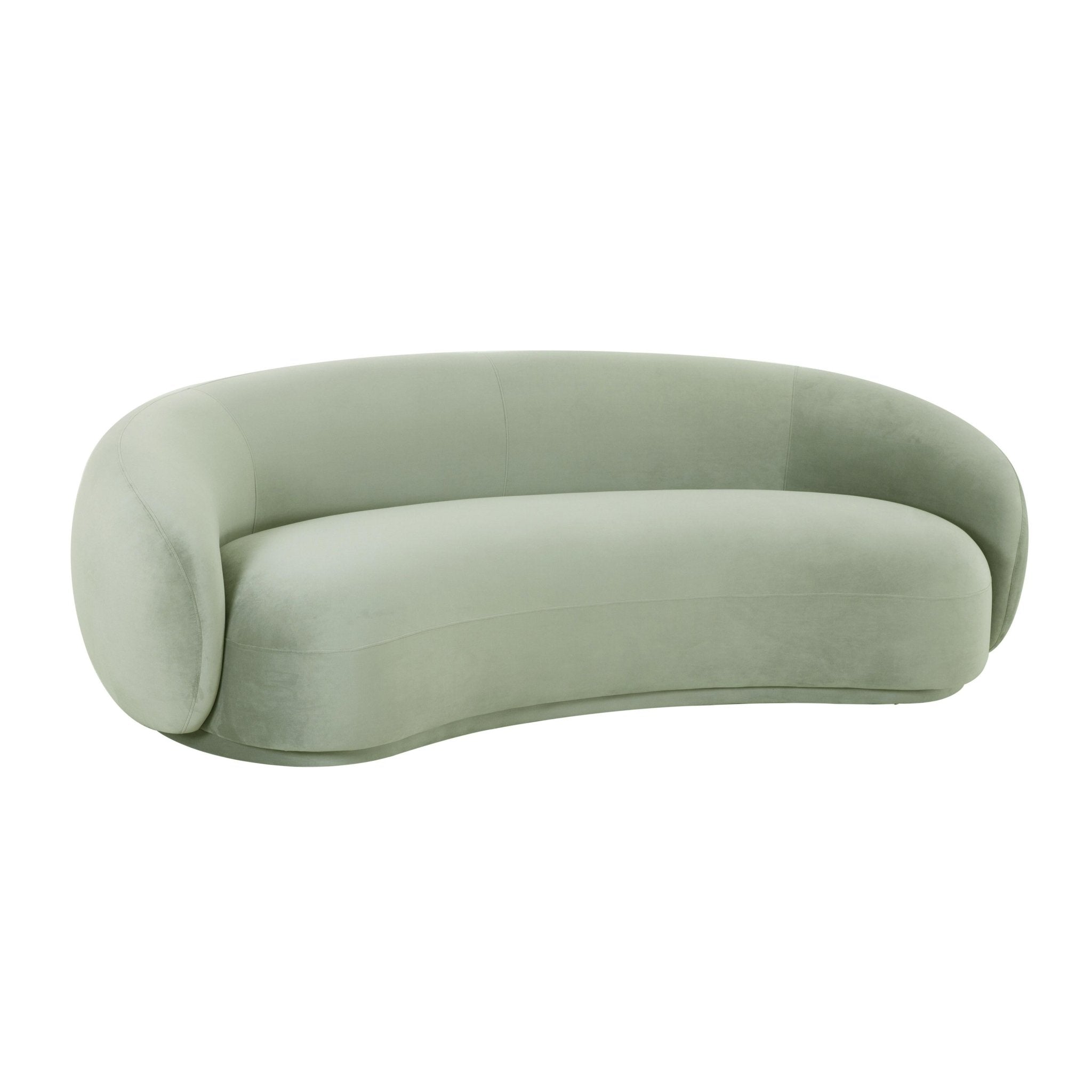 Kendall Moss Green Velvet Sofa Sofas & Loveseats| TOV