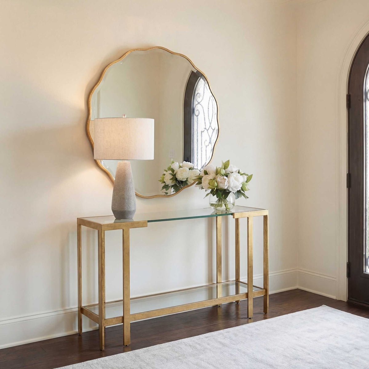 Kendrick Glass Console Table Consoles & Sideboards| Uttermost