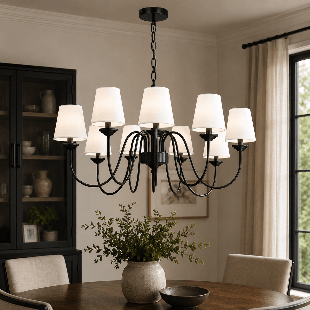 Kensington Grand Chandelier–Black chandeliers| Roots Furniture