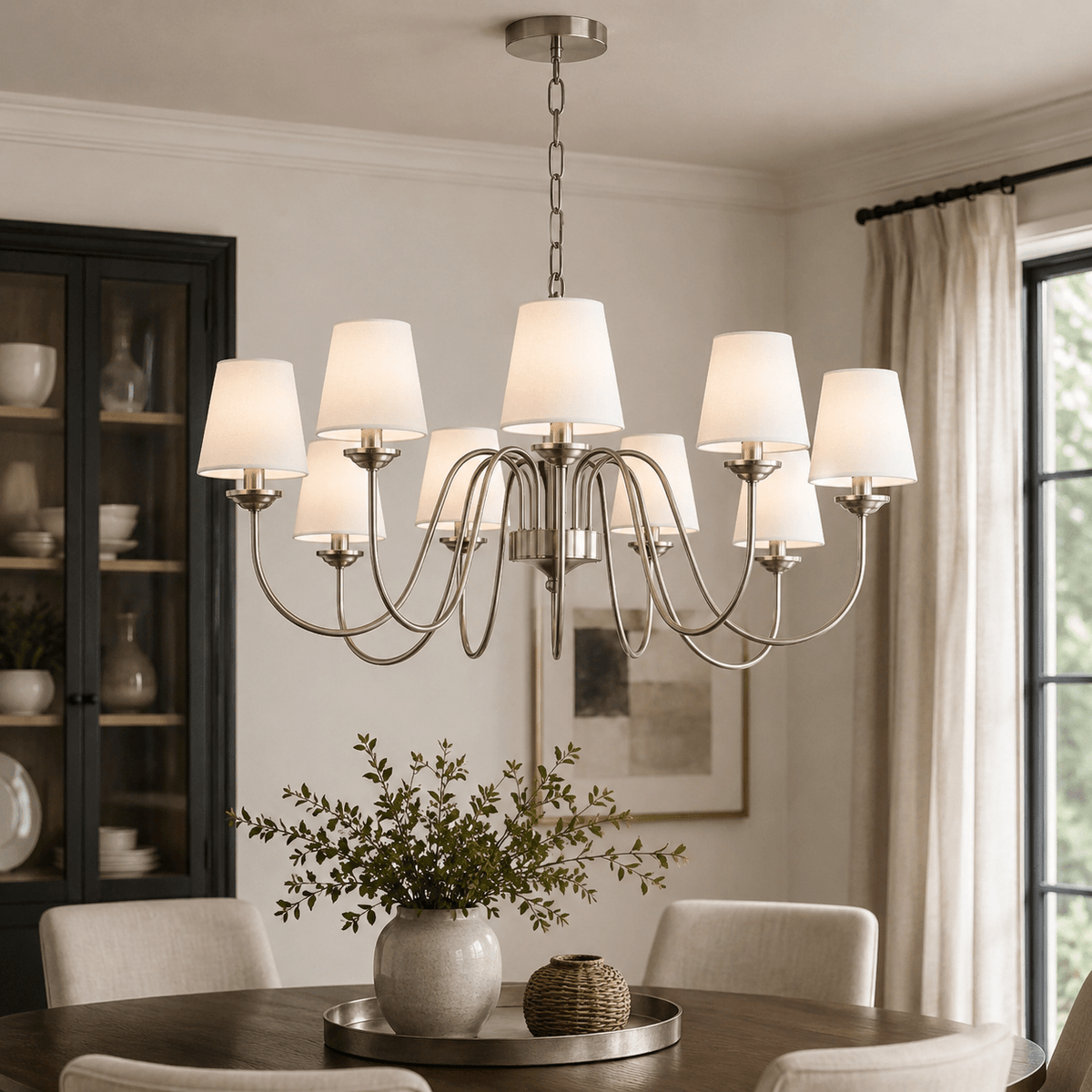 Kensington Grand Chandelier–Silver chandeliers| Roots Furniture