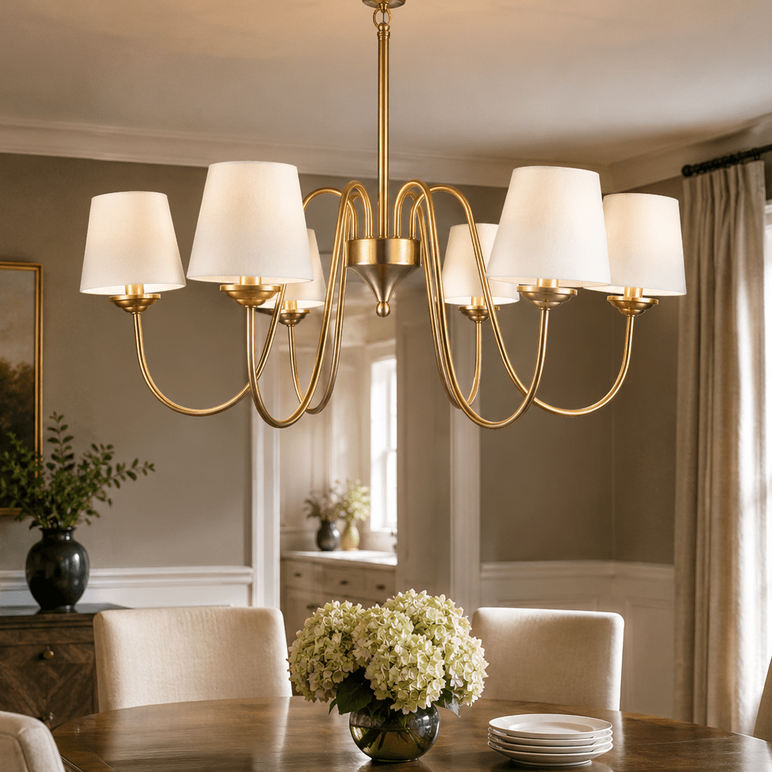 Kensington Mini Chandelier-Brass chandeliers| Roots Furniture