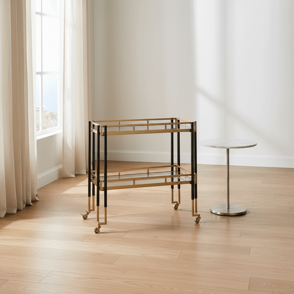 Kentmore Bar Cart Serving Carts| Uttermost