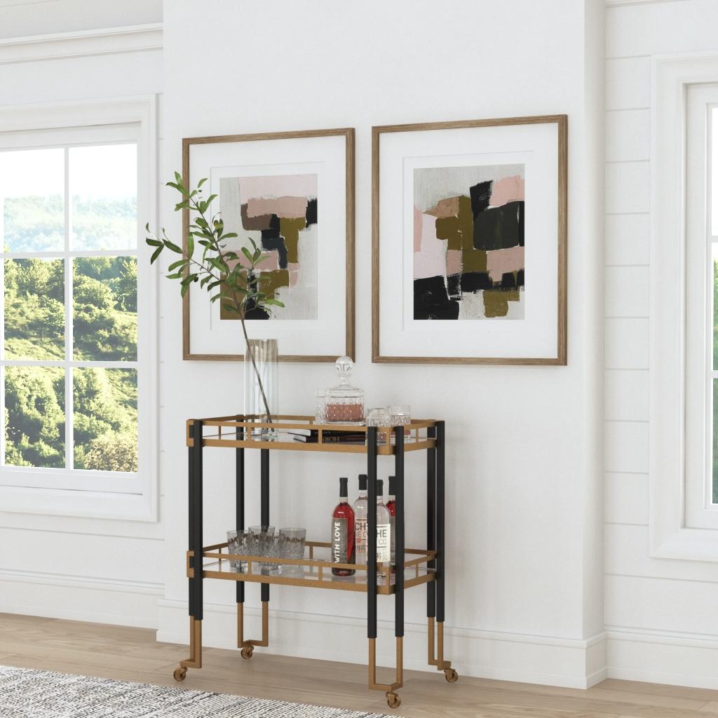 Kentmore Bar Cart Serving Carts| Uttermost