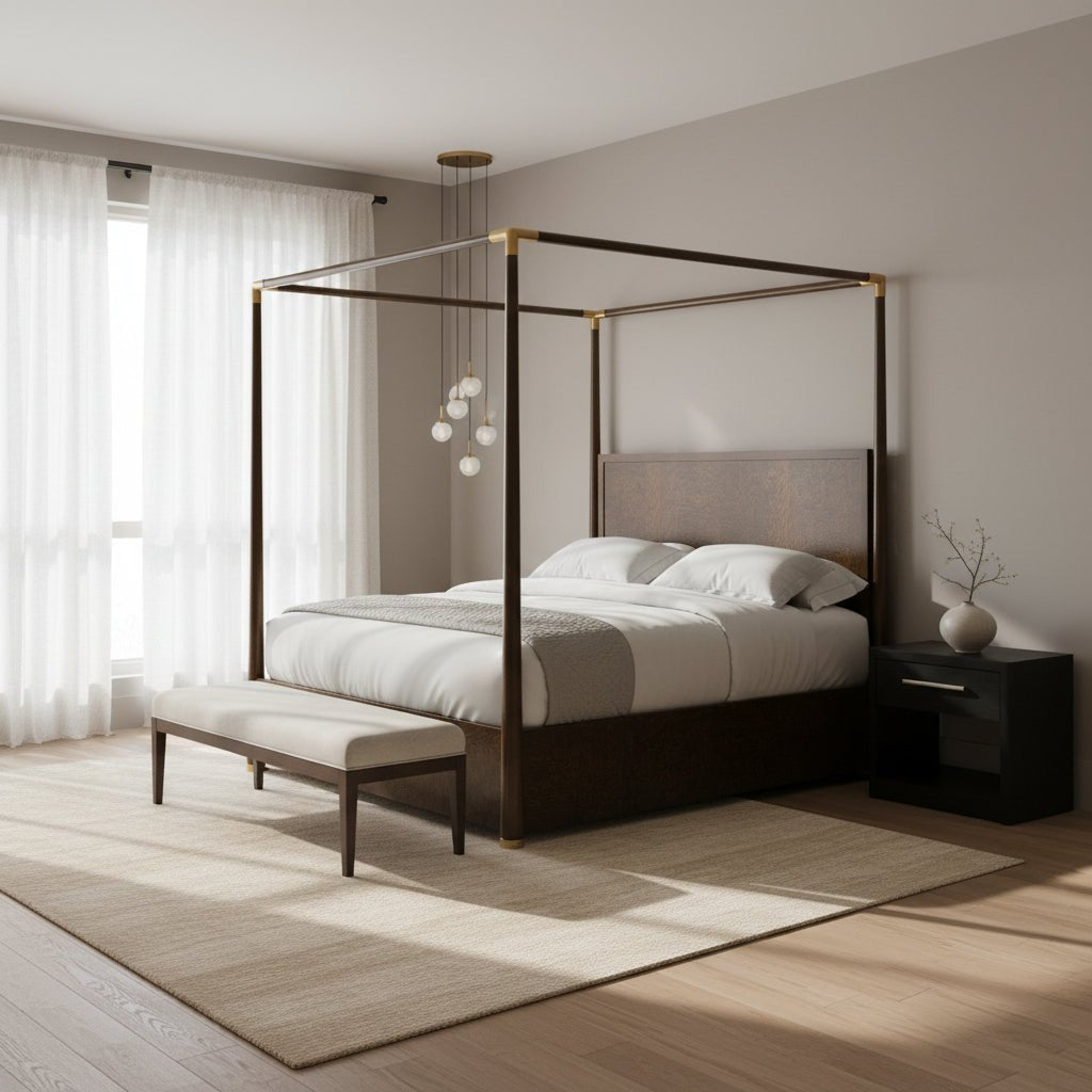 Kesden - Kesden Poster King Bed Beds| Theodore Alexander